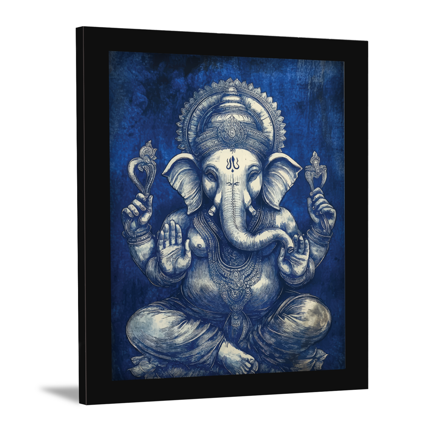 Majestic Lord Ganesha Photo Frame & Wall Decor
