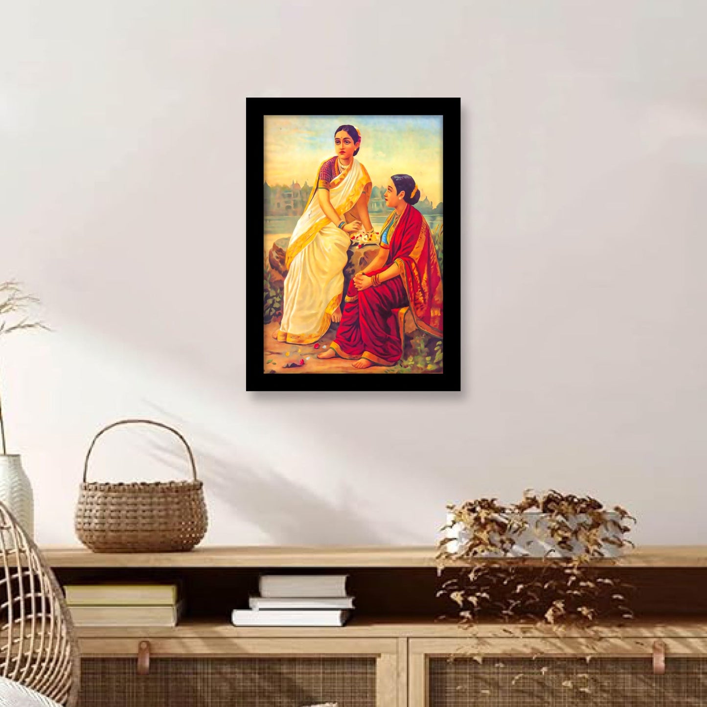 Radha: Capturing Devotion and Beauty by Raja Ravi Varma