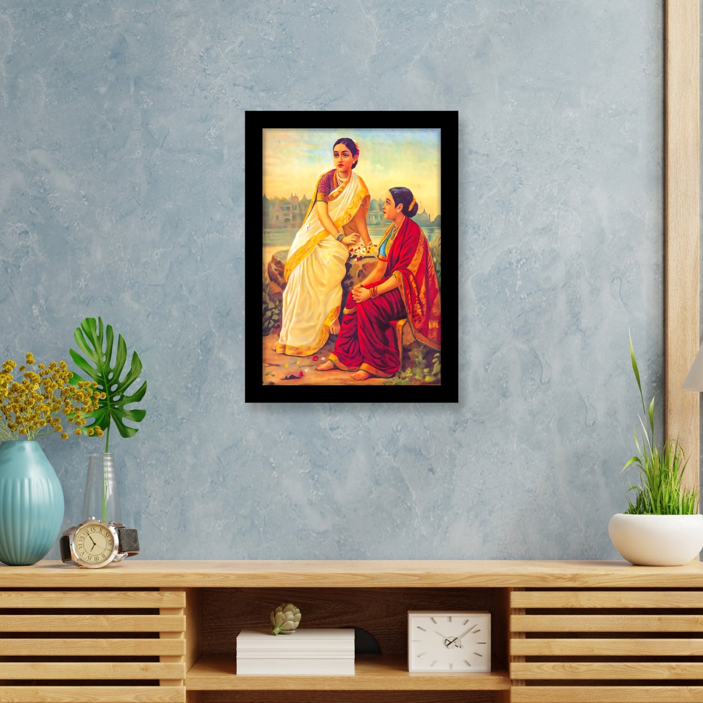 Radha: Capturing Devotion and Beauty by Raja Ravi Varma