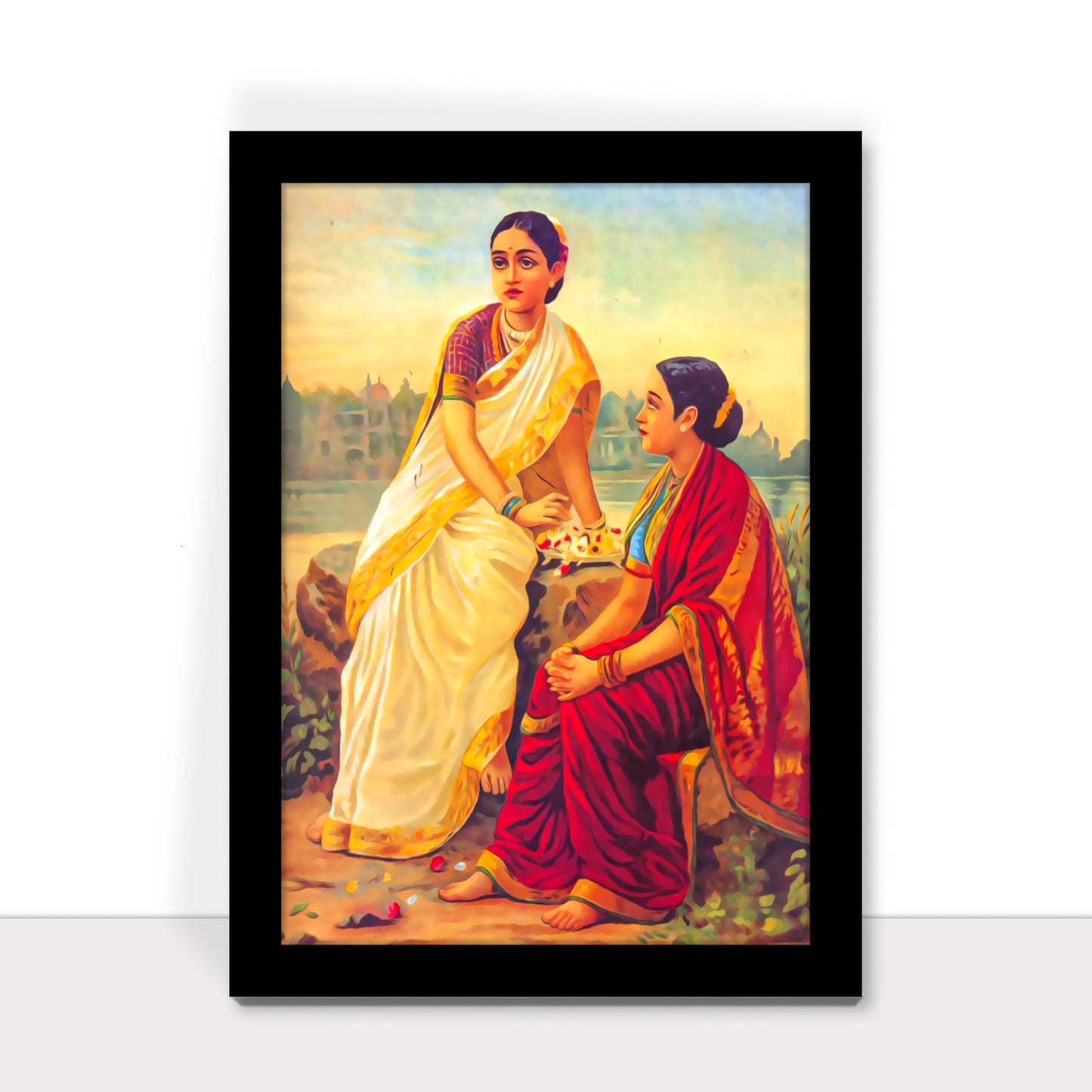 Radha: Capturing Devotion and Beauty by Raja Ravi Varma