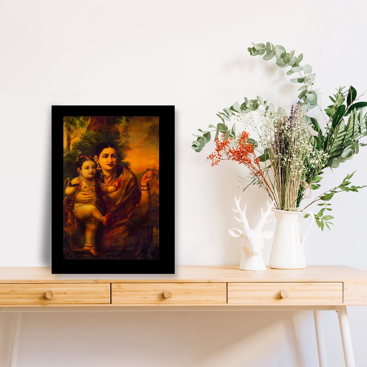 Yashoda Krishna: A Divine Motherhood by Raja Ravi Varma