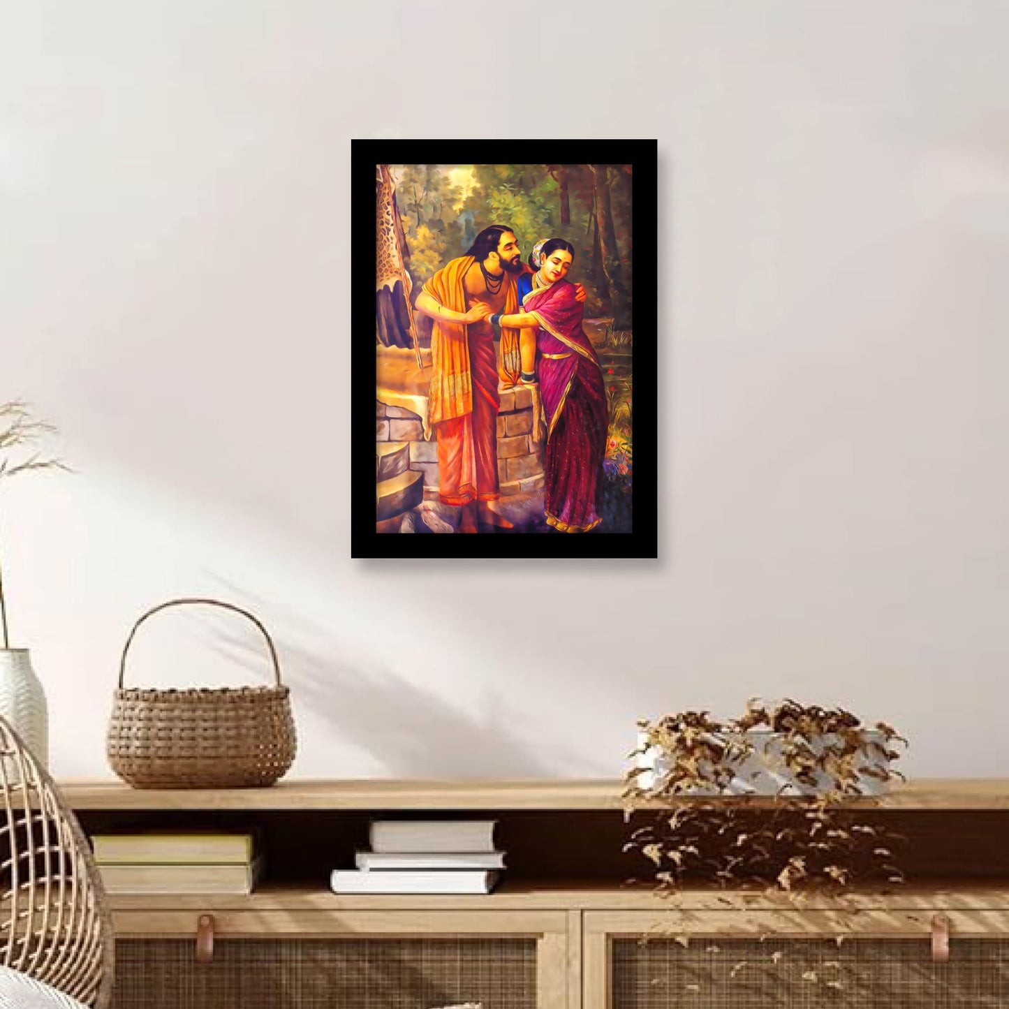 Arjuna and Subhadra: A Masterpiece by Raja Ravi Varma