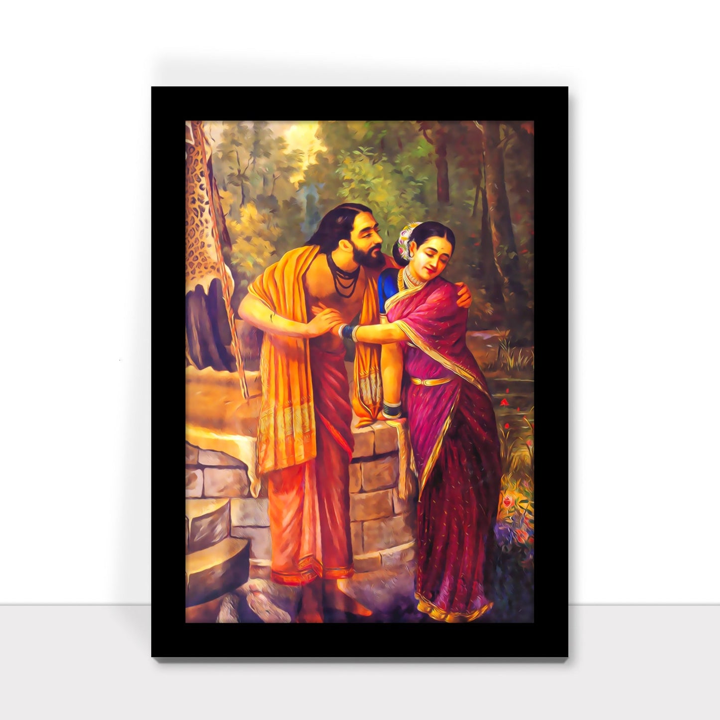 Arjuna and Subhadra: A Masterpiece by Raja Ravi Varma