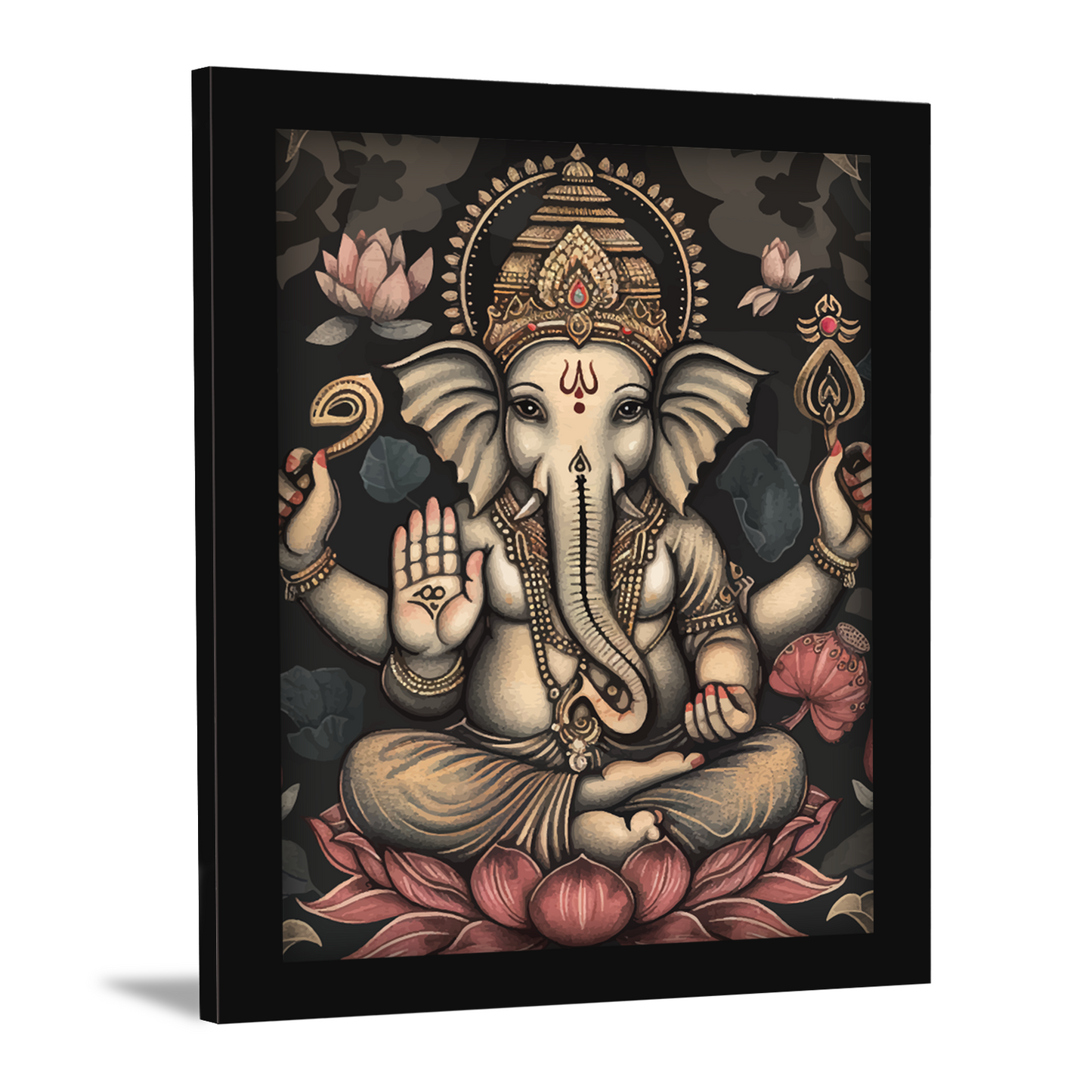 Elegant Ganesha Wall Art & Photo Frame