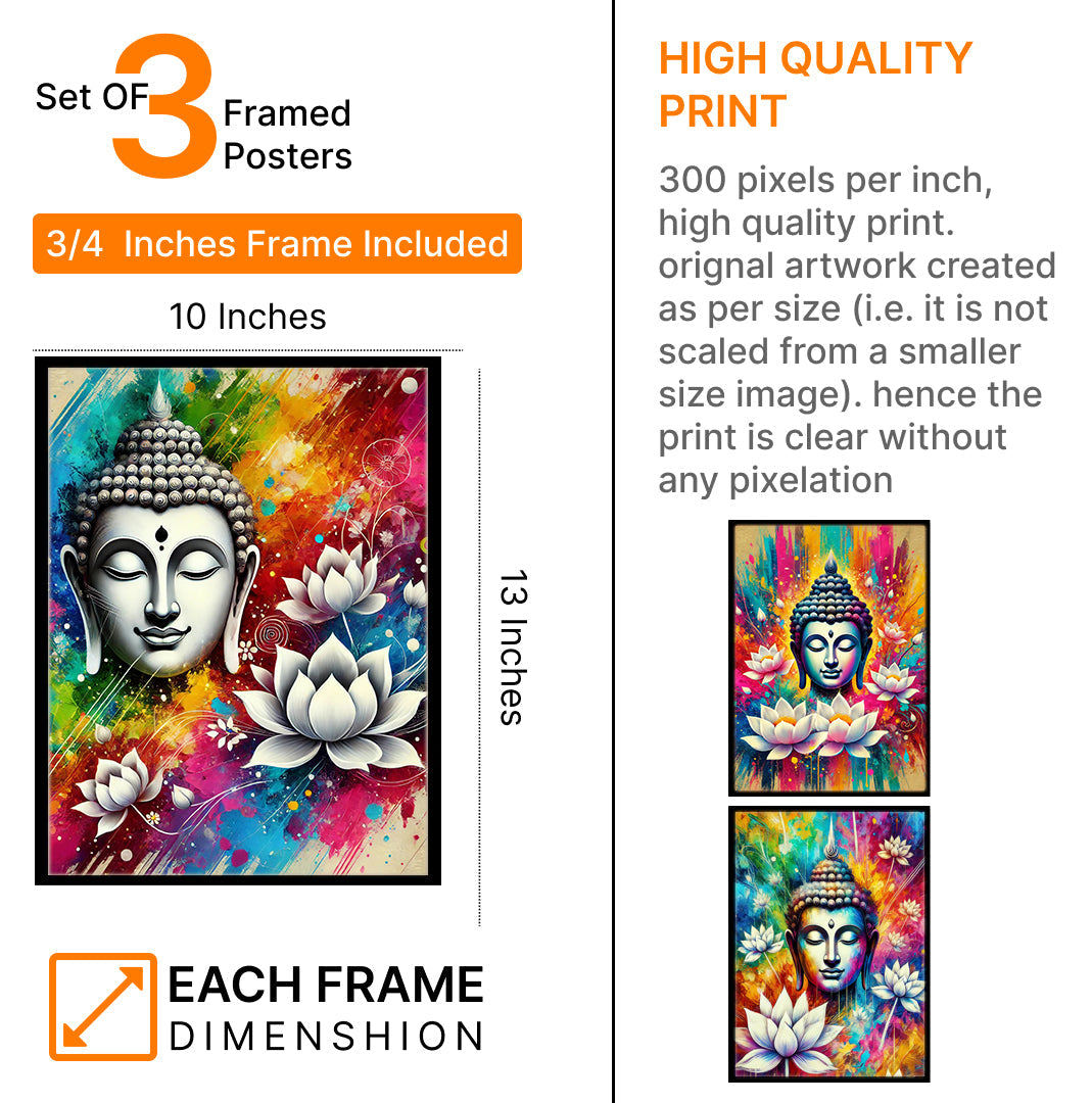 A Beautiful Symbol of Peace: Buddha Wall Art & Frame
