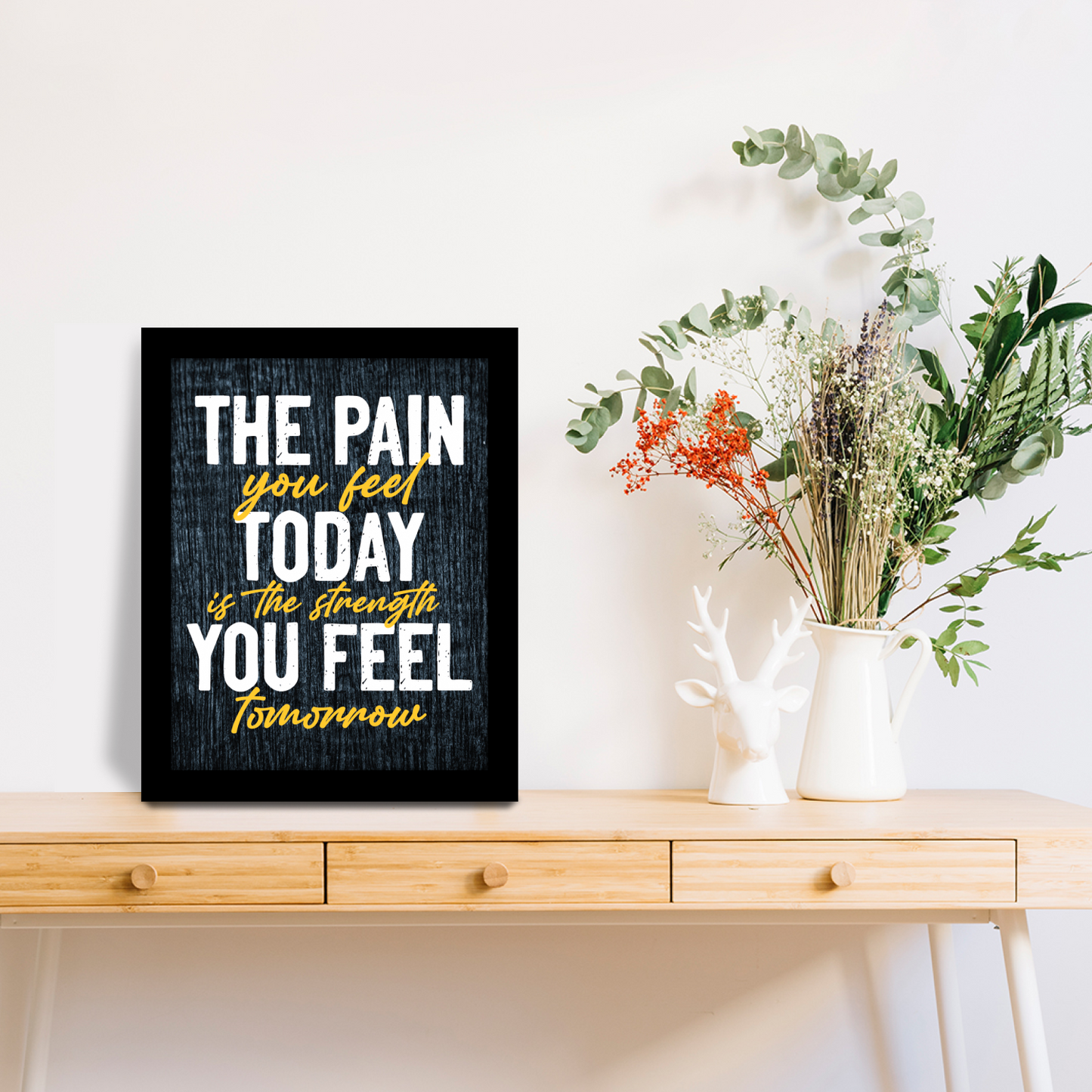 Pain Today, Strength Tomorrow – Inspirational Photo Frame
