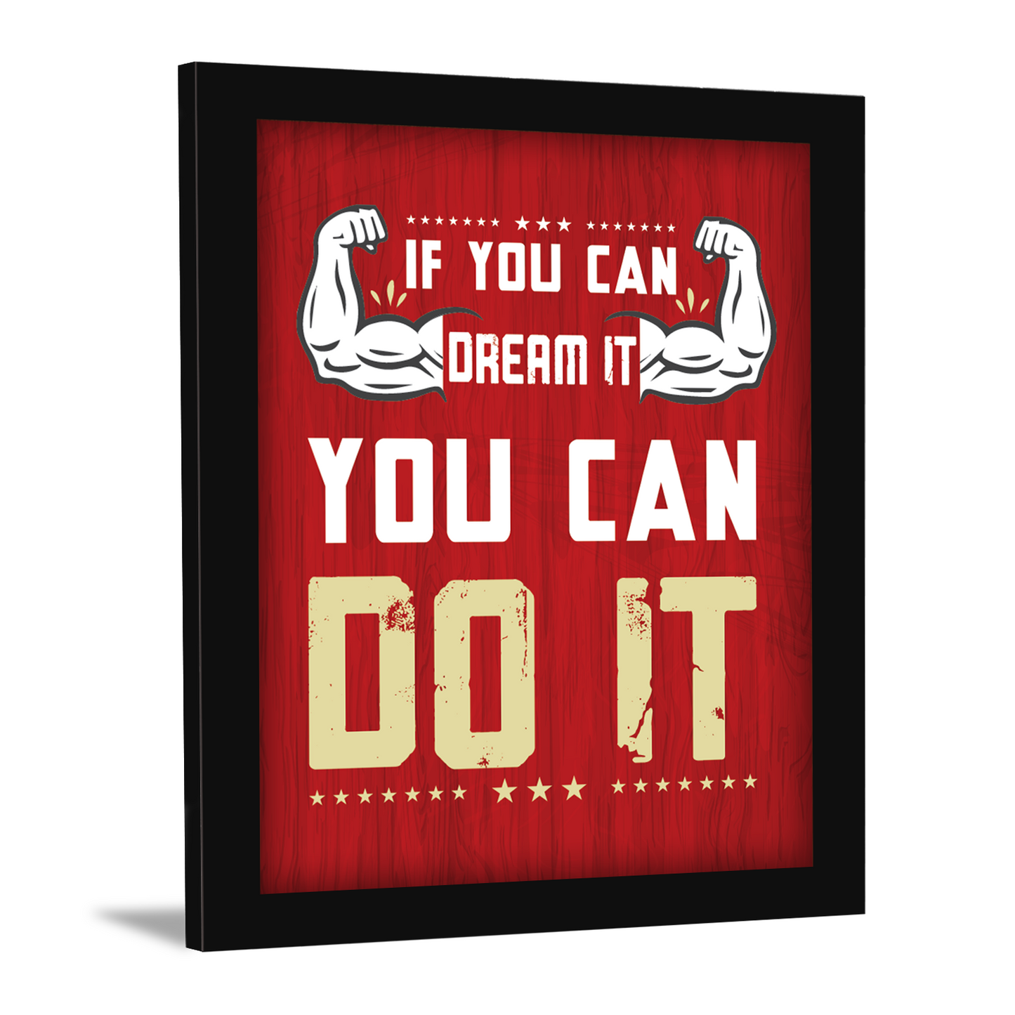 Dream It, Do It: Inspirational Fitness Art Frame