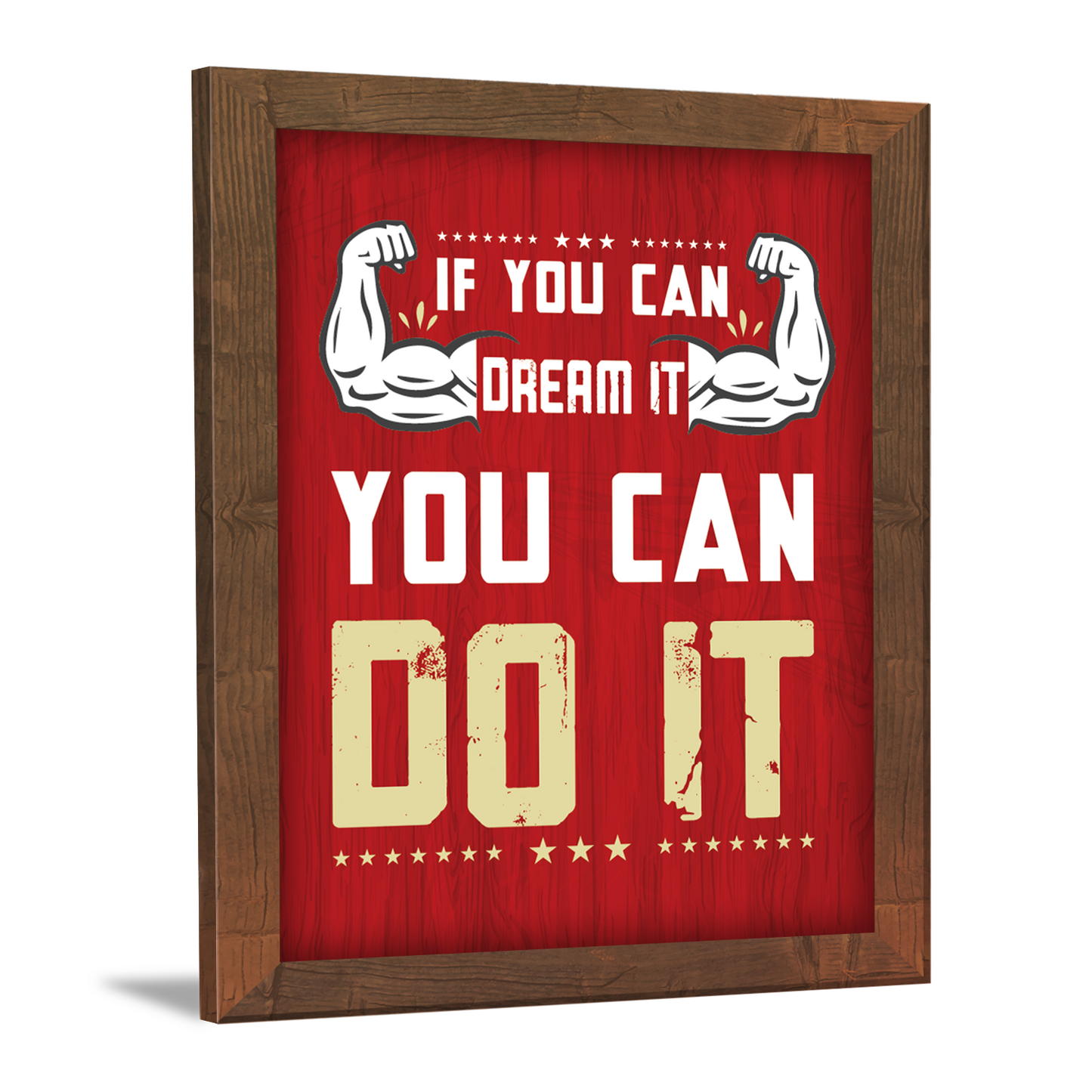 Dream It, Do It: Inspirational Fitness Art Frame