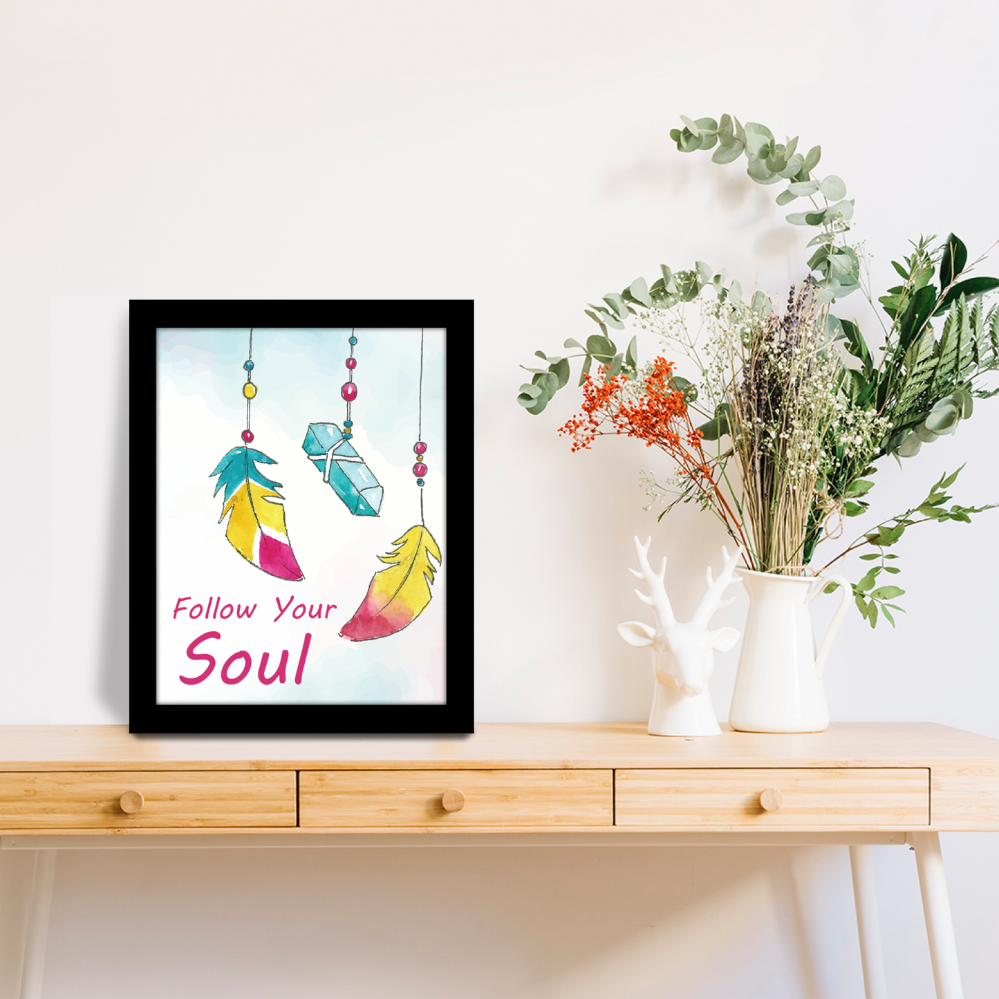 Follow Your Soul Motivational & Inspirational Framed Art