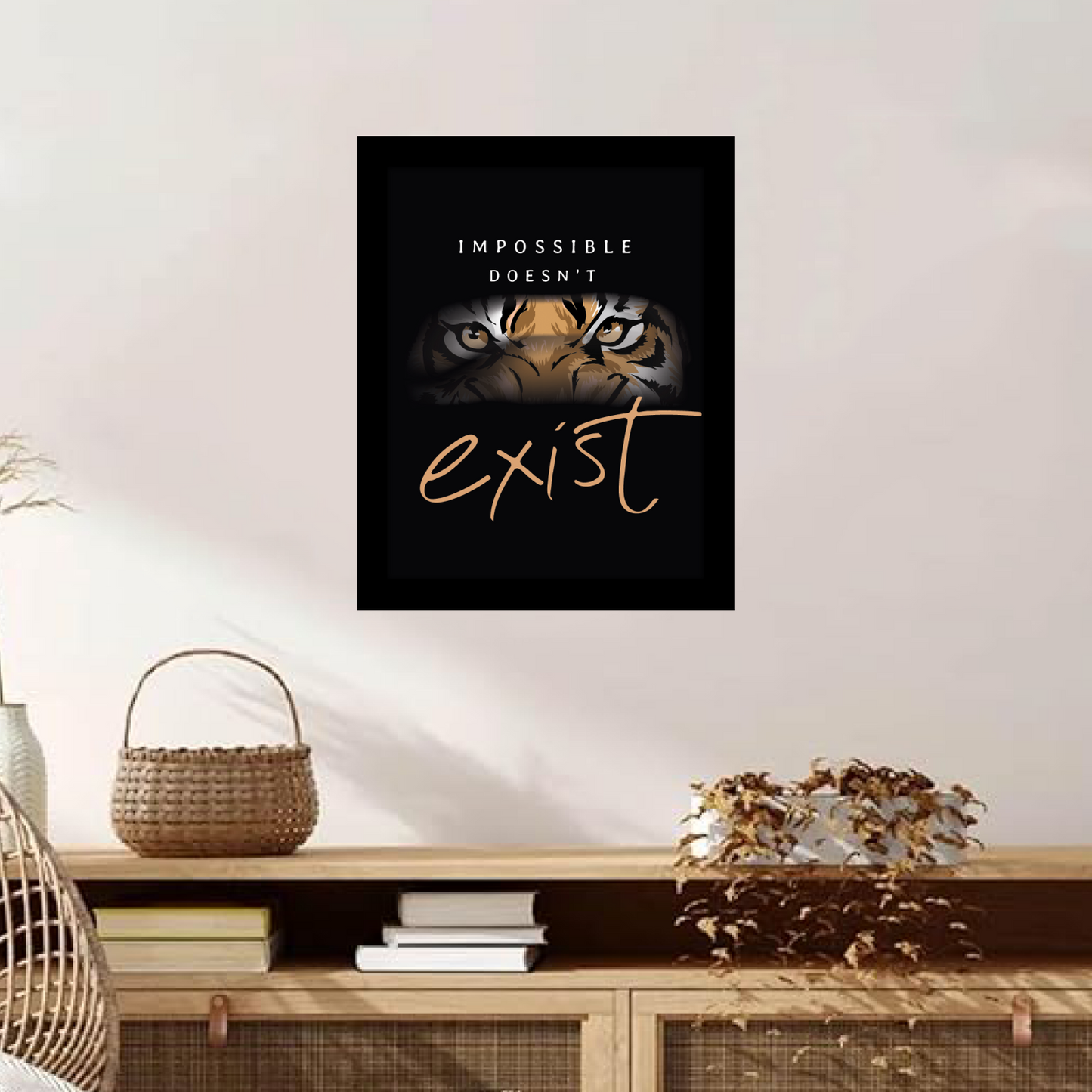 Impossible Doesn’t Exist: Inspirational Motivational Frame