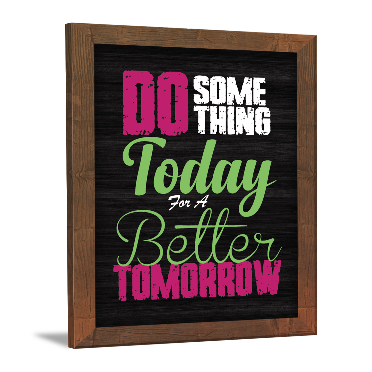 Take Action Today for a Brighter Tomorrow – Framed Inspirational Art