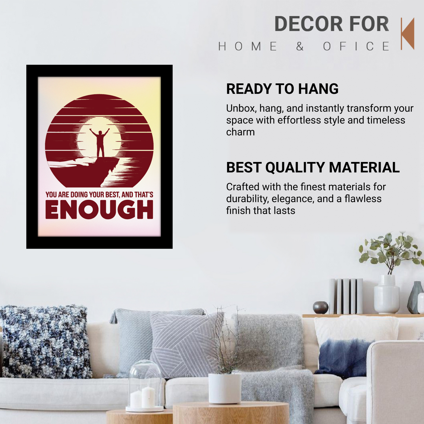 You Are Doing Your Best, and That's ENOUGH – Empowering Motivational Frame