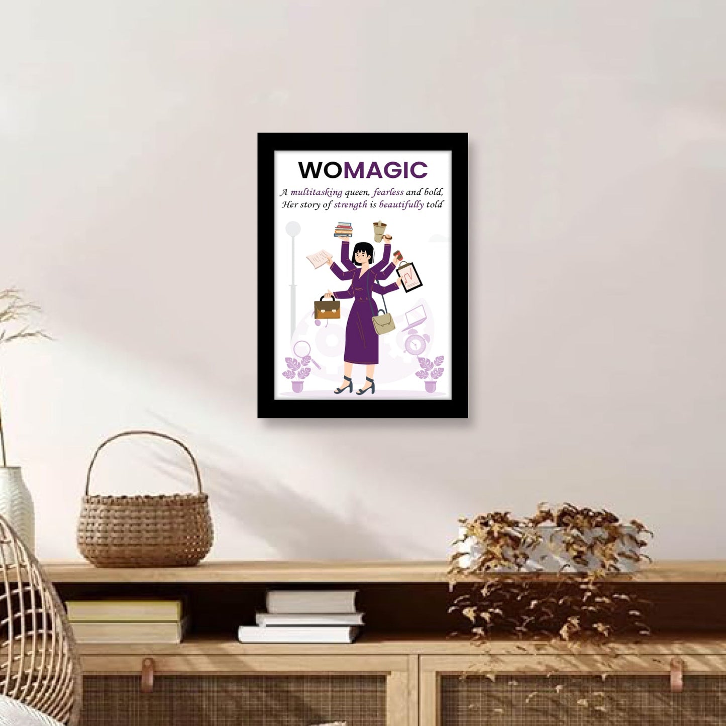 Empowered Women Wall Art & Photo Frame for Women’s Day