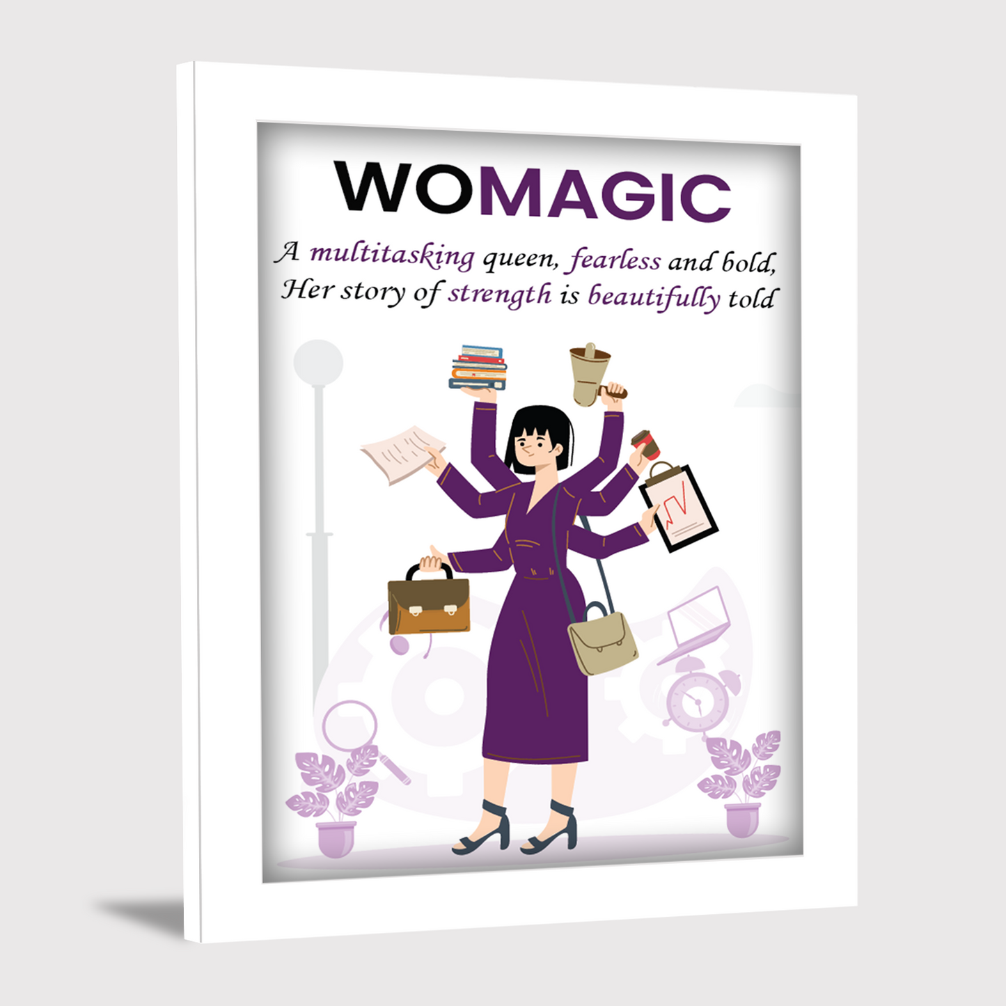 Empowered Women Wall Art & Photo Frame for Women’s Day