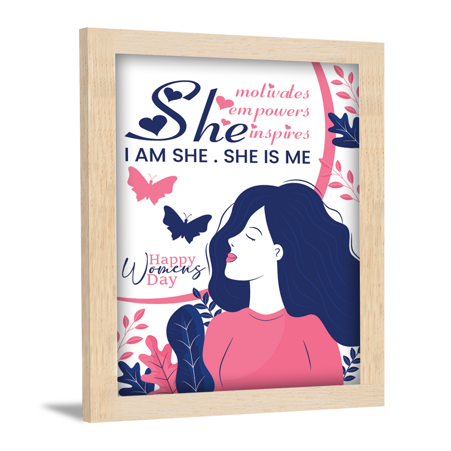 Women Empowerment: A Celebration of Strength & Grace – Women’s Day Photo Frame and Wall Art