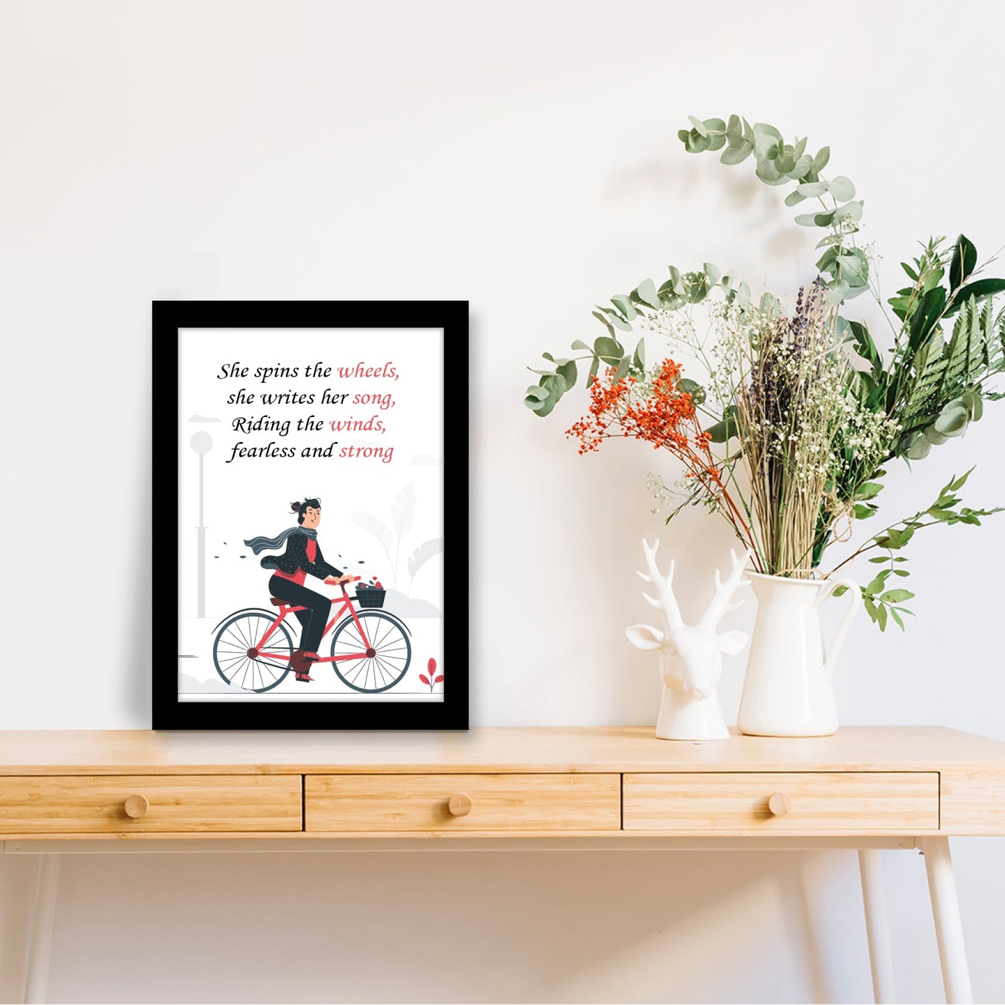 Empowered Women: Fearless, Strong, and Unstoppable - Women's Day Photo Frame and Wall Art