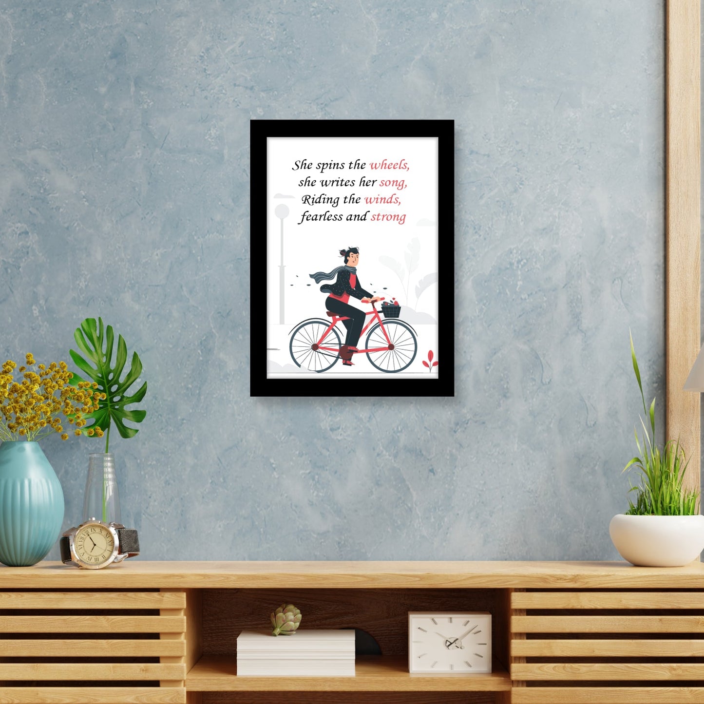 Empowered Women: Fearless, Strong, and Unstoppable - Women's Day Photo Frame and Wall Art