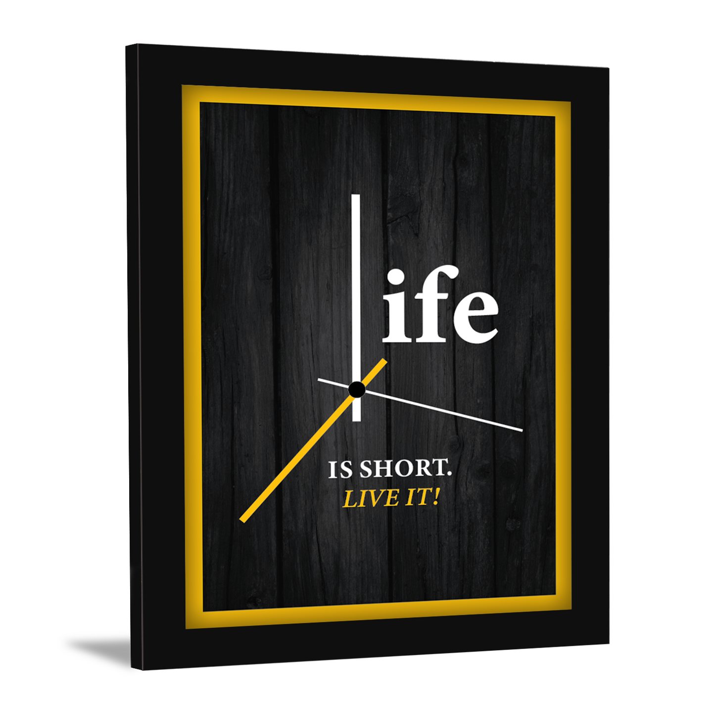 Life is Short. Live It! - Motivational Photo Frame & Inspirational Wall Art