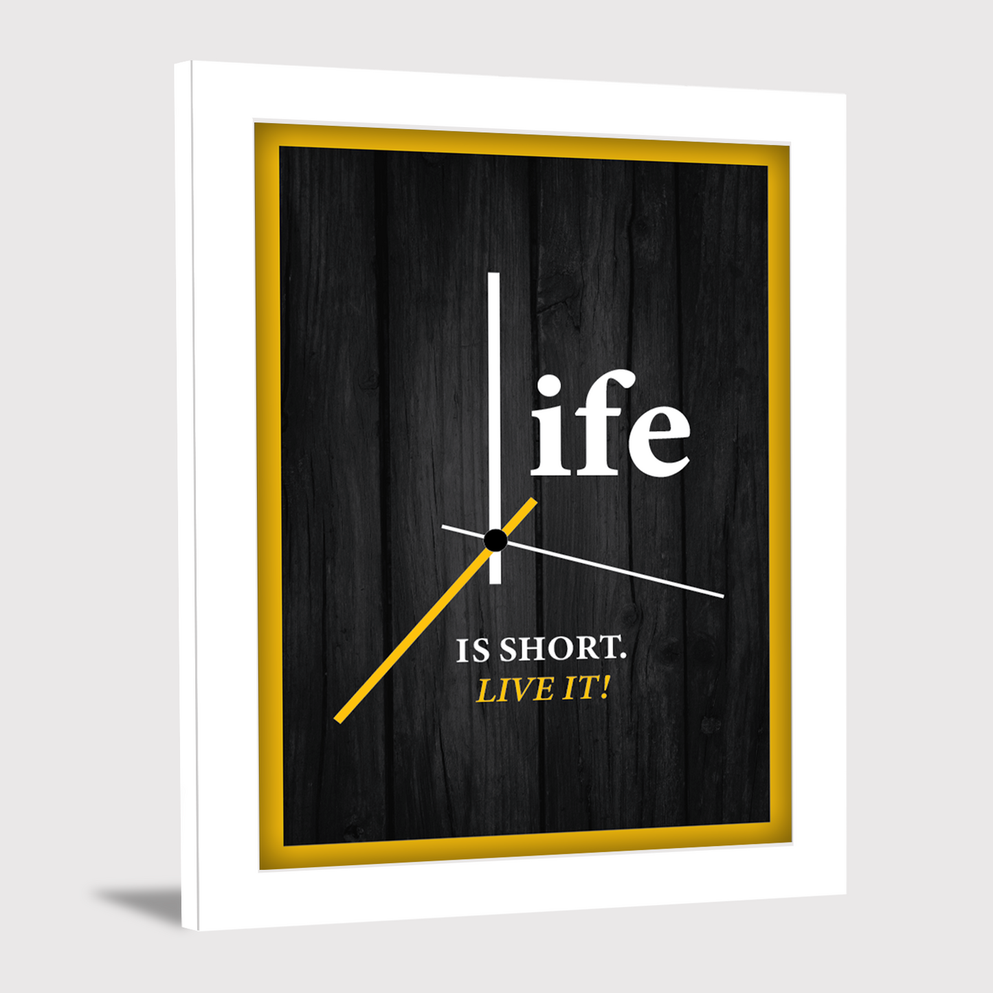 Life is Short. Live It! - Motivational Photo Frame & Inspirational Wall Art