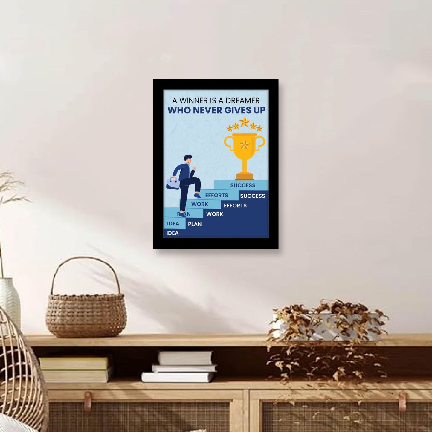 A Winner's Journey - Motivational Photo Frame & Inspirational Wall Art