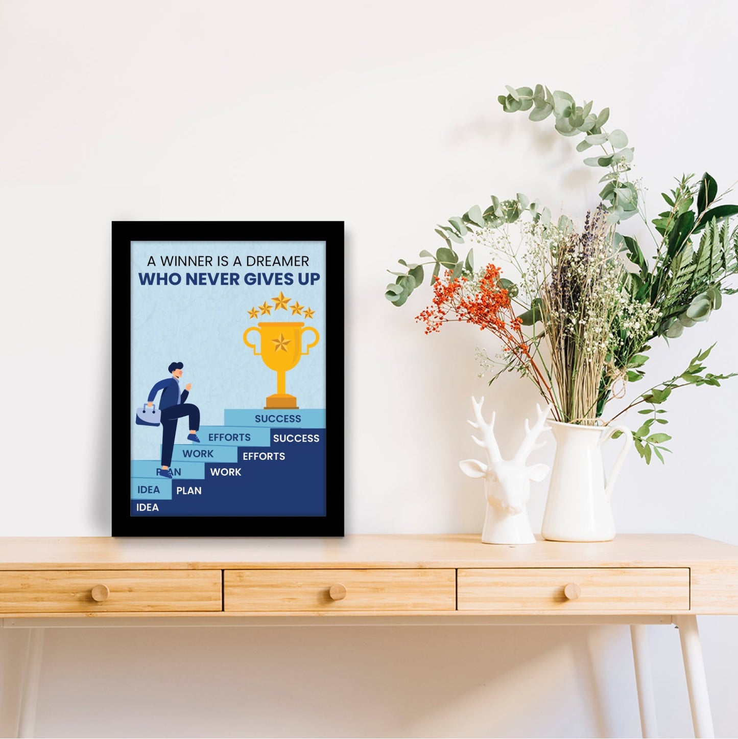 A Winner's Journey - Motivational Photo Frame & Inspirational Wall Art