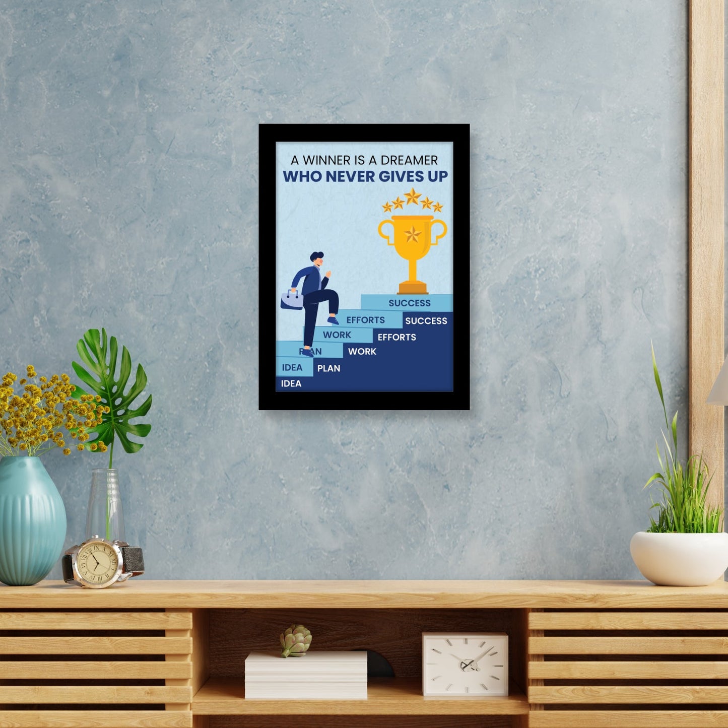 A Winner's Journey - Motivational Photo Frame & Inspirational Wall Art