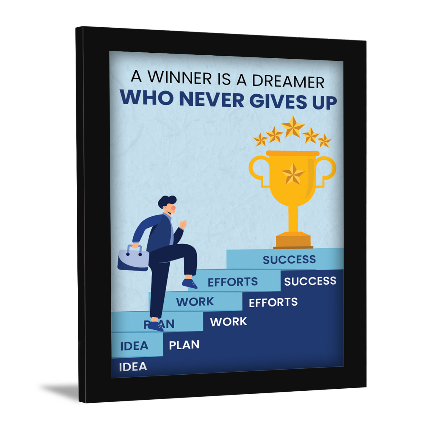 A Winner's Journey - Motivational Photo Frame & Inspirational Wall Art