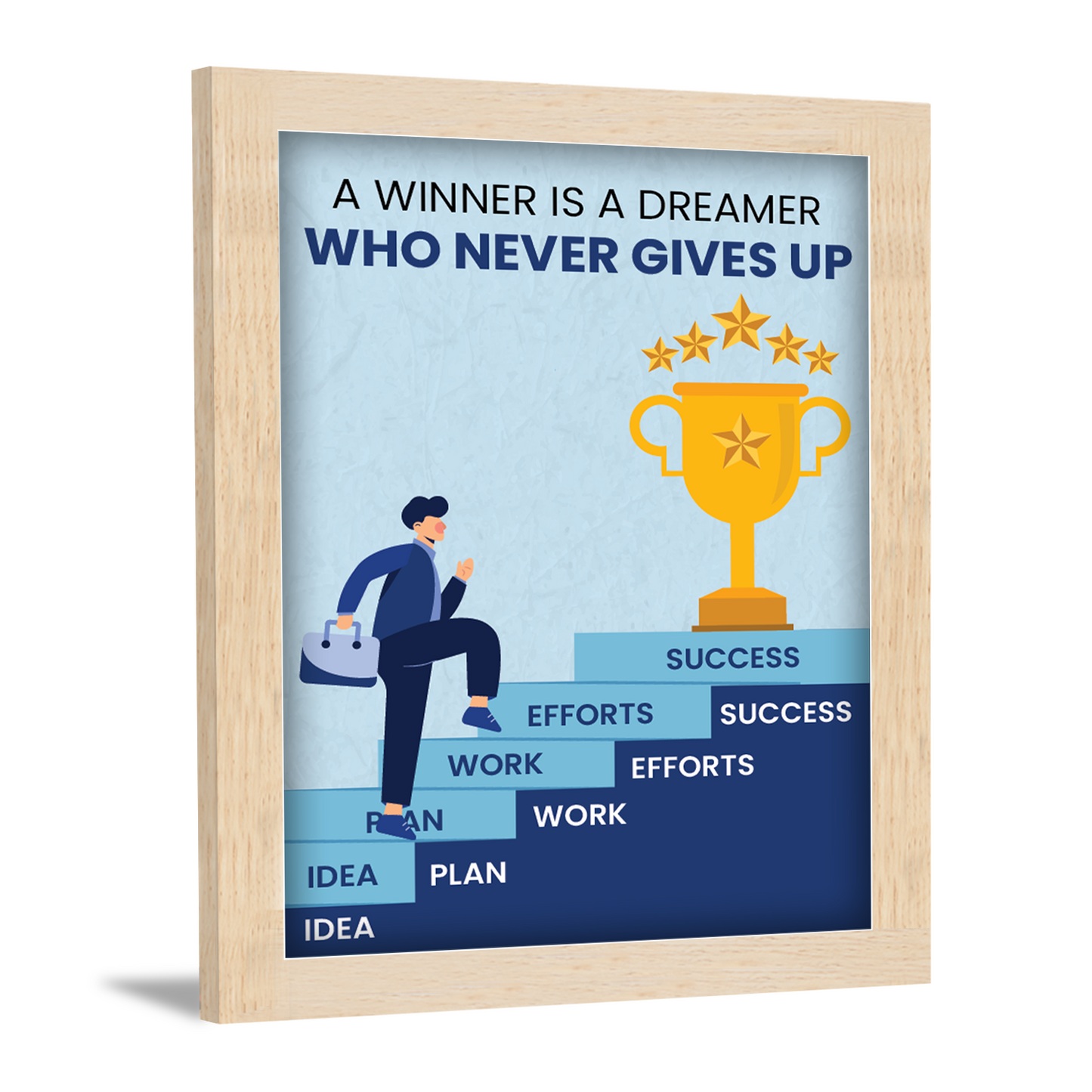 A Winner's Journey - Motivational Photo Frame & Inspirational Wall Art