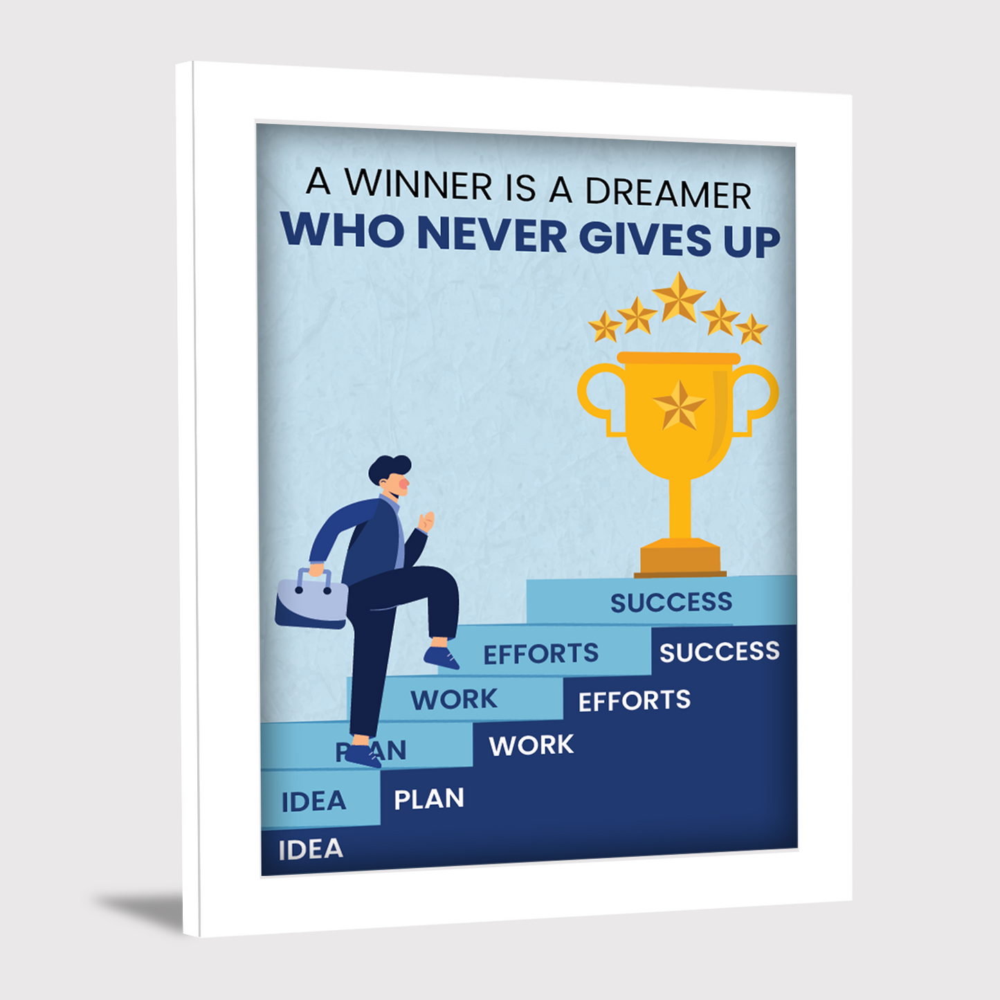A Winner's Journey - Motivational Photo Frame & Inspirational Wall Art