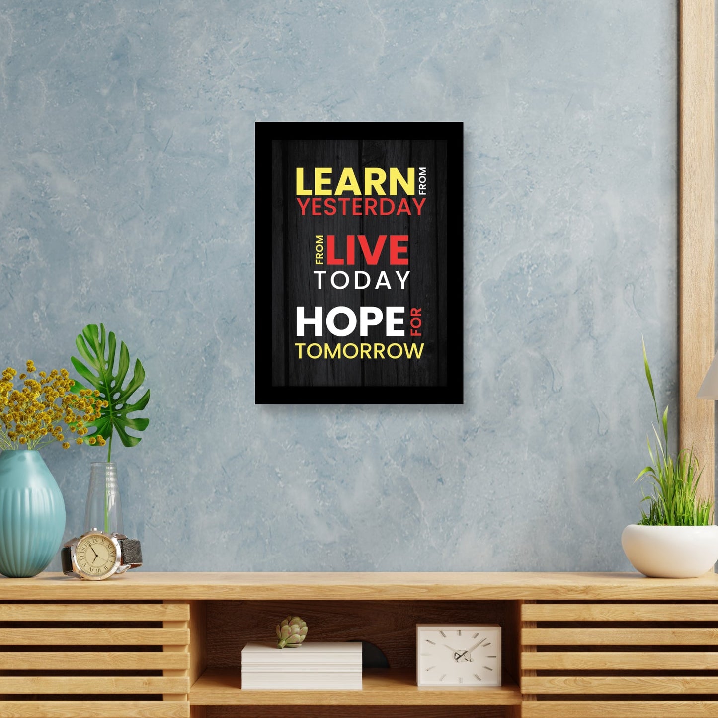 A Daily Reminder: Motivational Quote Frame & Inspirational Wall Art