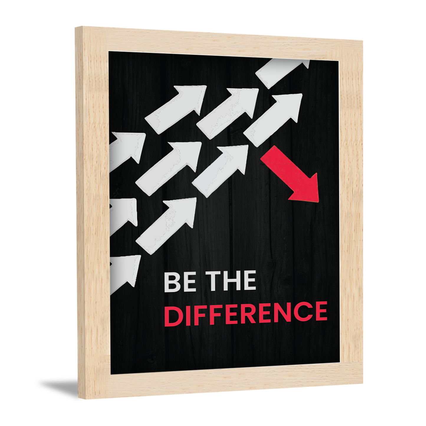 Be the Difference: Motivational Photo Frame & Inspirational Wall Art