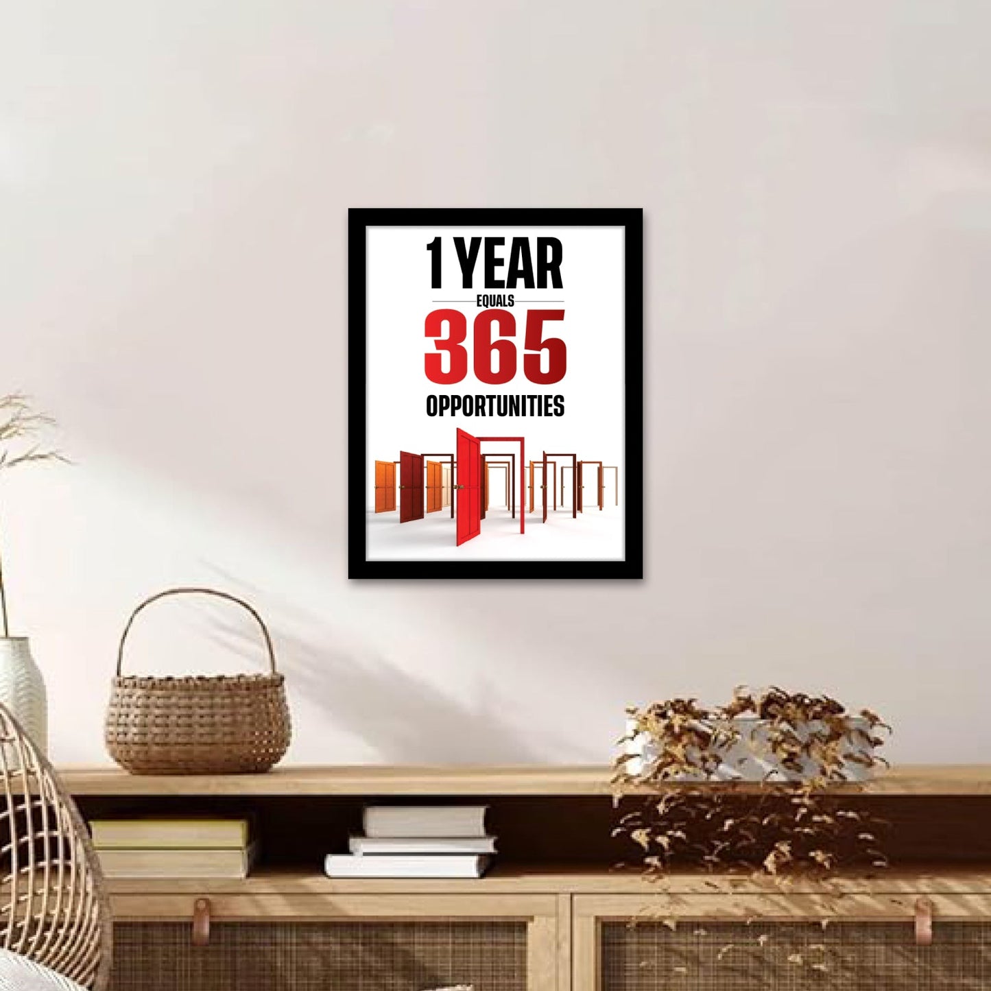 365 Opportunities in 1 Year - Inspirational Photo Frame & Wall Art