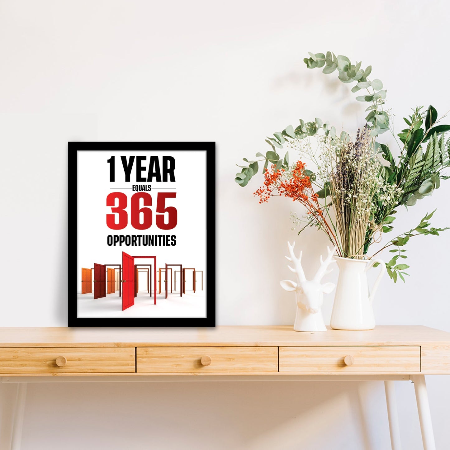 365 Opportunities in 1 Year - Inspirational Photo Frame & Wall Art
