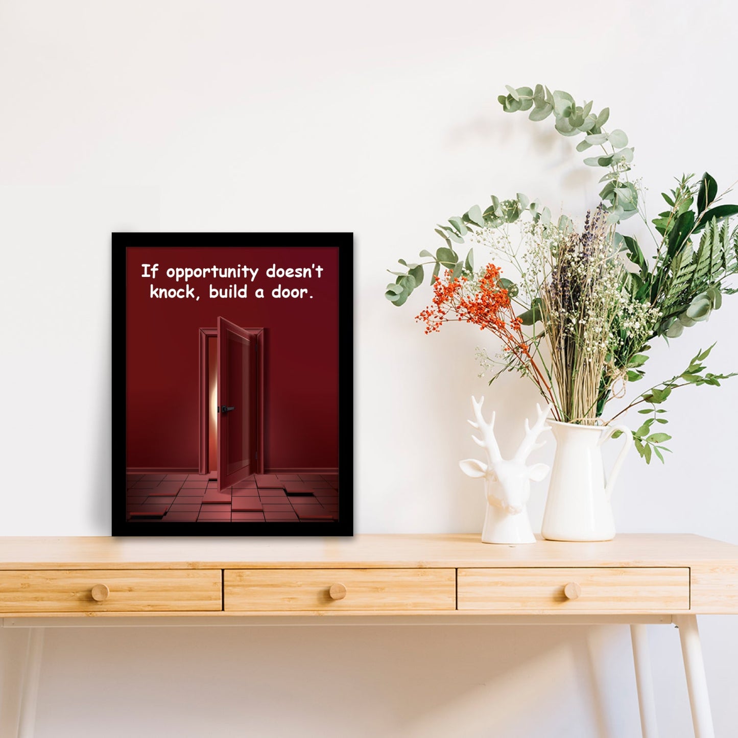 Build Your Future: Motivational Photo Frame & Wall Art