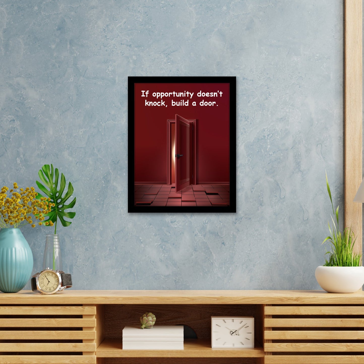 Build Your Future: Motivational Photo Frame & Wall Art