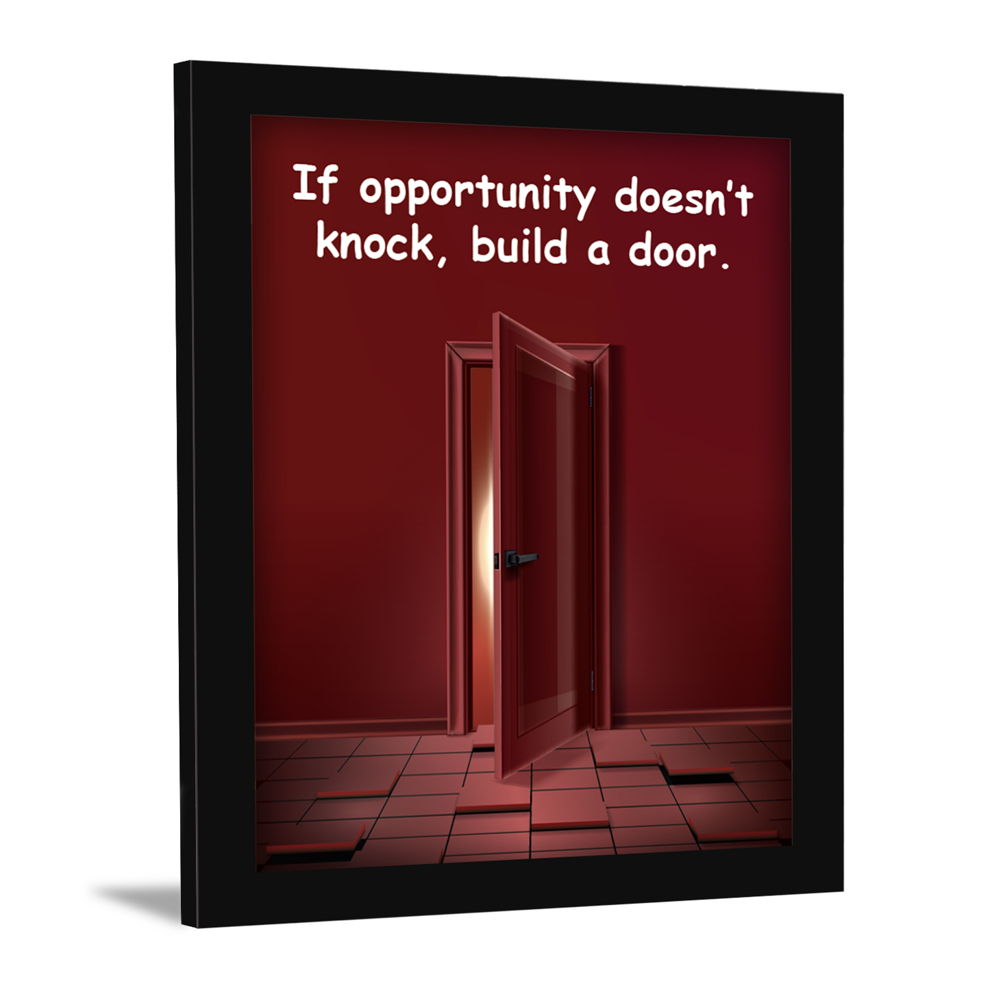 Build Your Future: Motivational Photo Frame & Wall Art