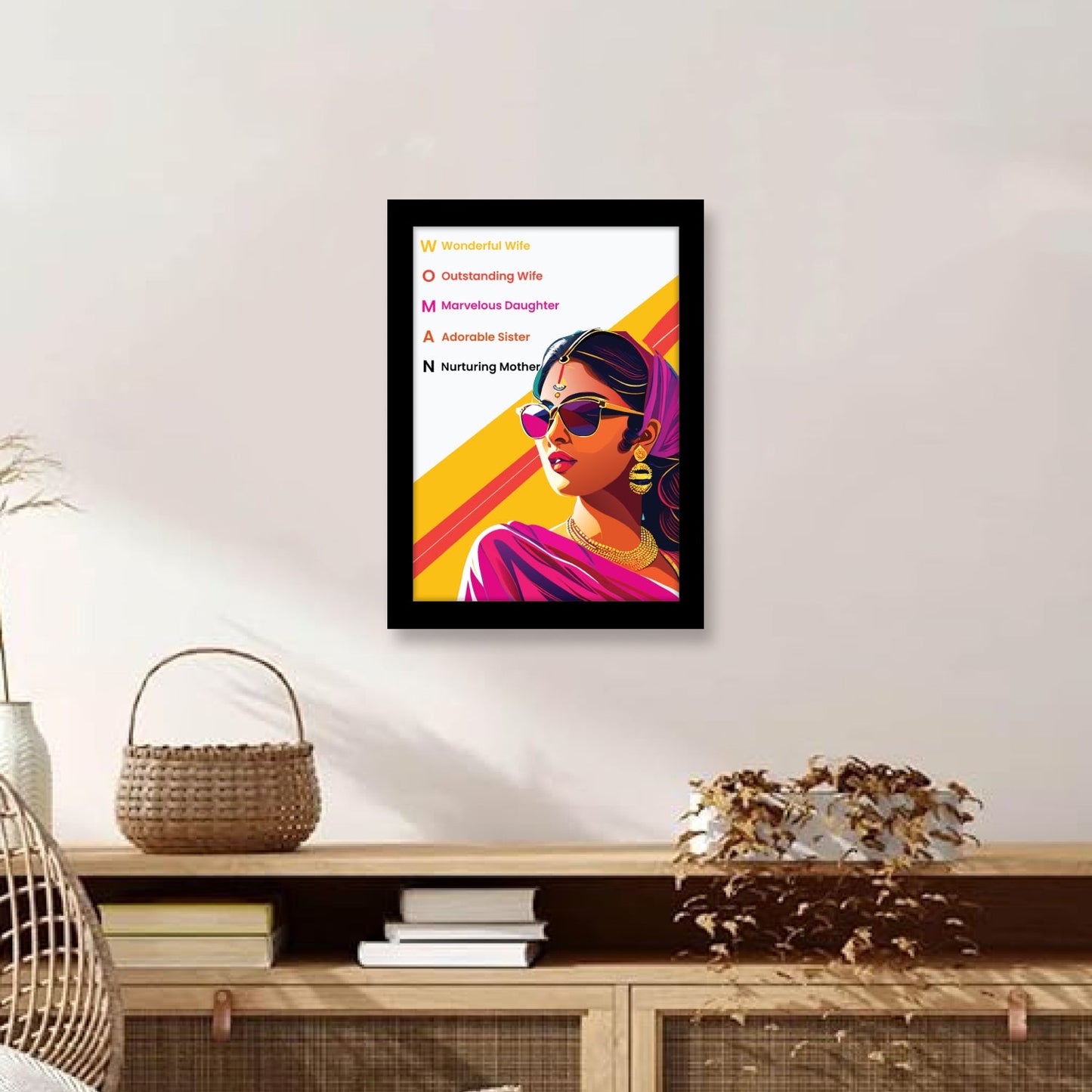 Amazing Woman in Your Life: Wife, Daughter, Sister, Mother - Women's Day Tribute Photo Frame