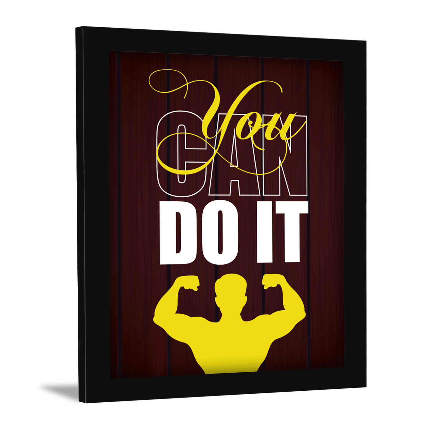 You Can Do It Motivational Fitness Frame
