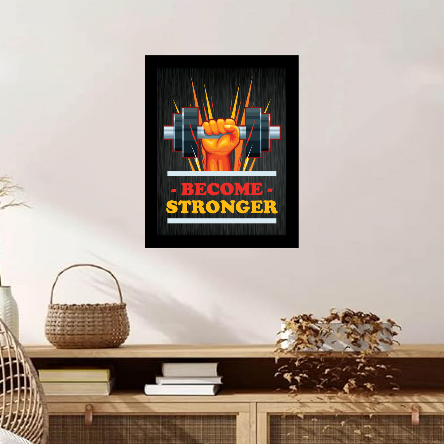 Become Stronger Inspirational Photo Frame