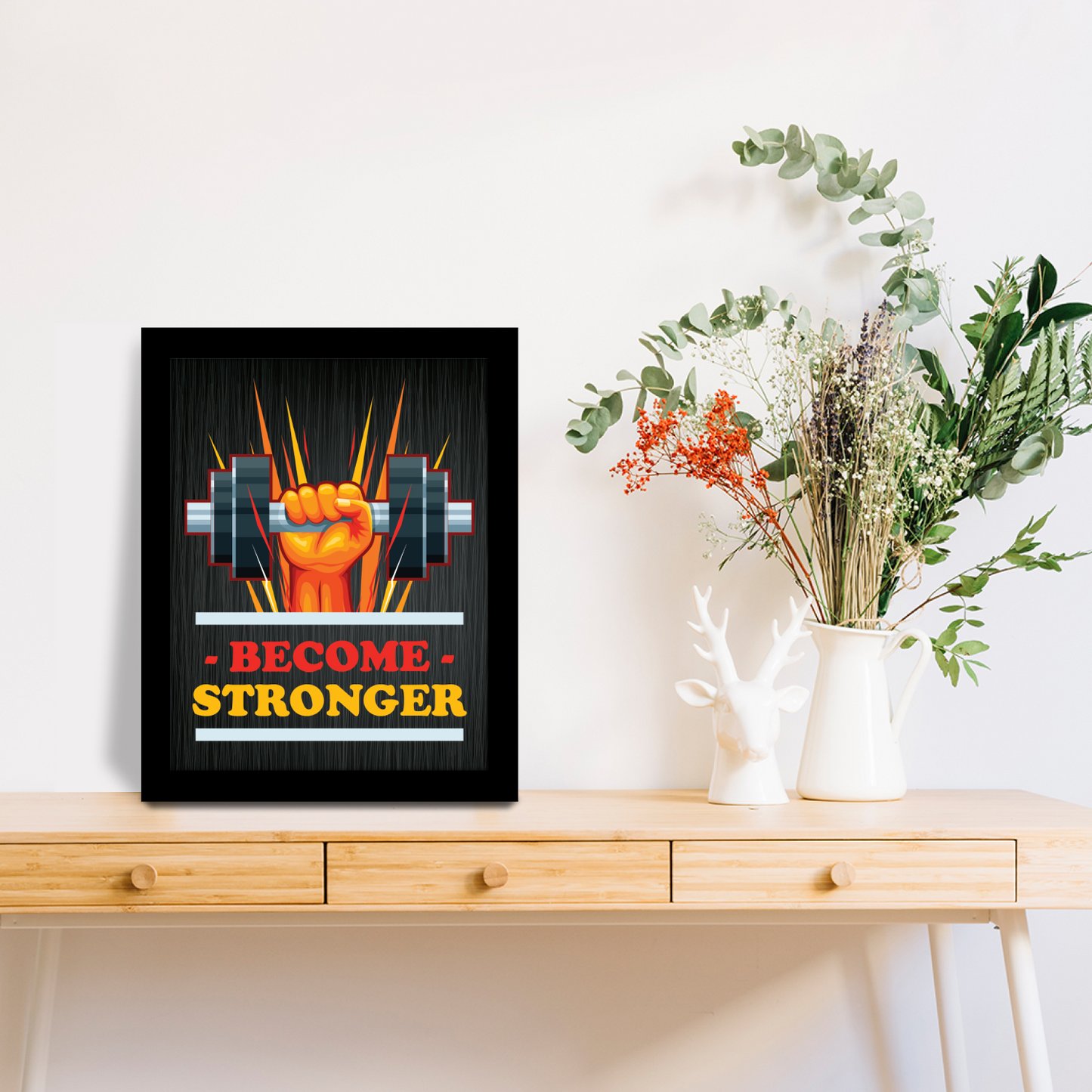 Become Stronger Inspirational Photo Frame
