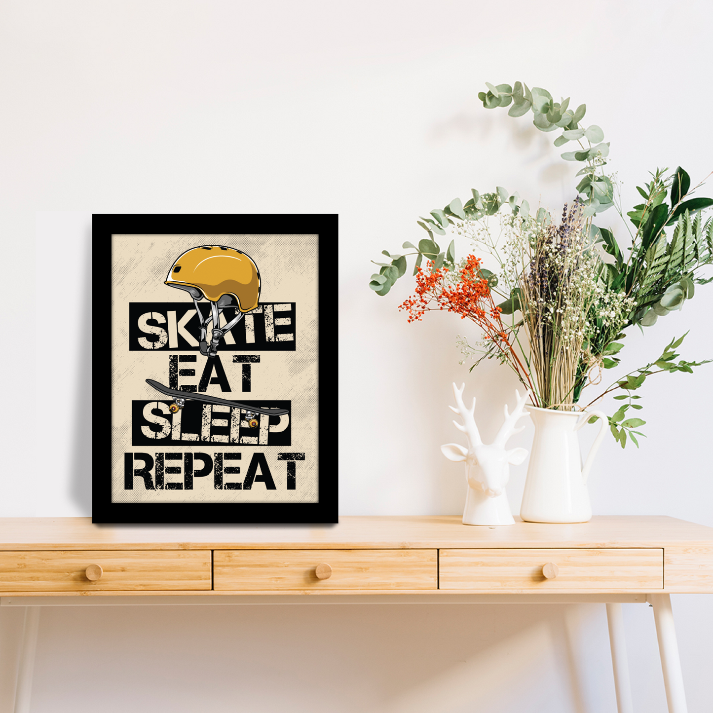 Skate Eat Sleep Repeat – Skateboarder’s Dream Frame
