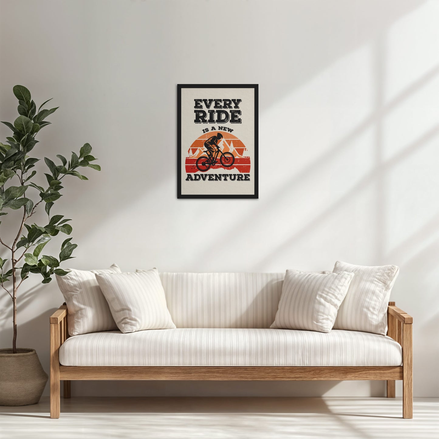 Living Room Cabinet Table Preview of Every Ride, Every Story – Inspirational Travel Decor in Black Color Frame