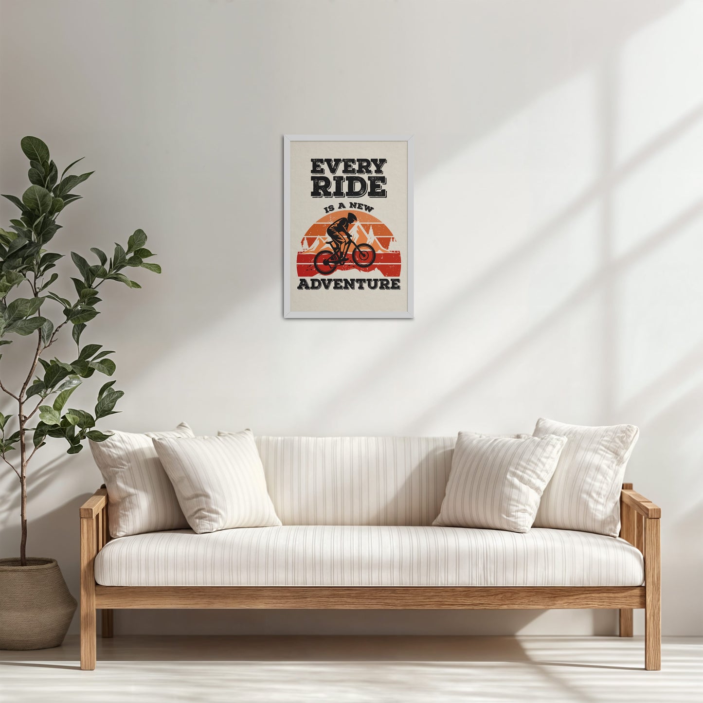 Living Room Cabinet Table Preview of Every Ride, Every Story – Inspirational Travel Decor in White Color Frame