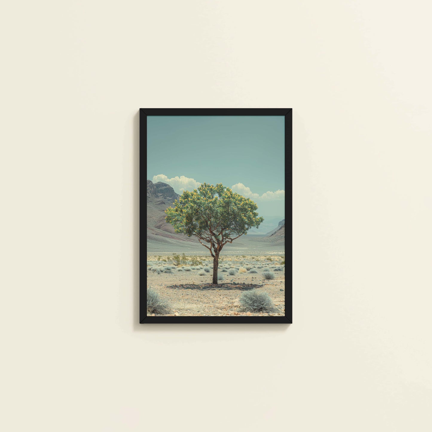 Wall View of Timeless Growth – Tree of Life in Photo Frame in Black Color Frame