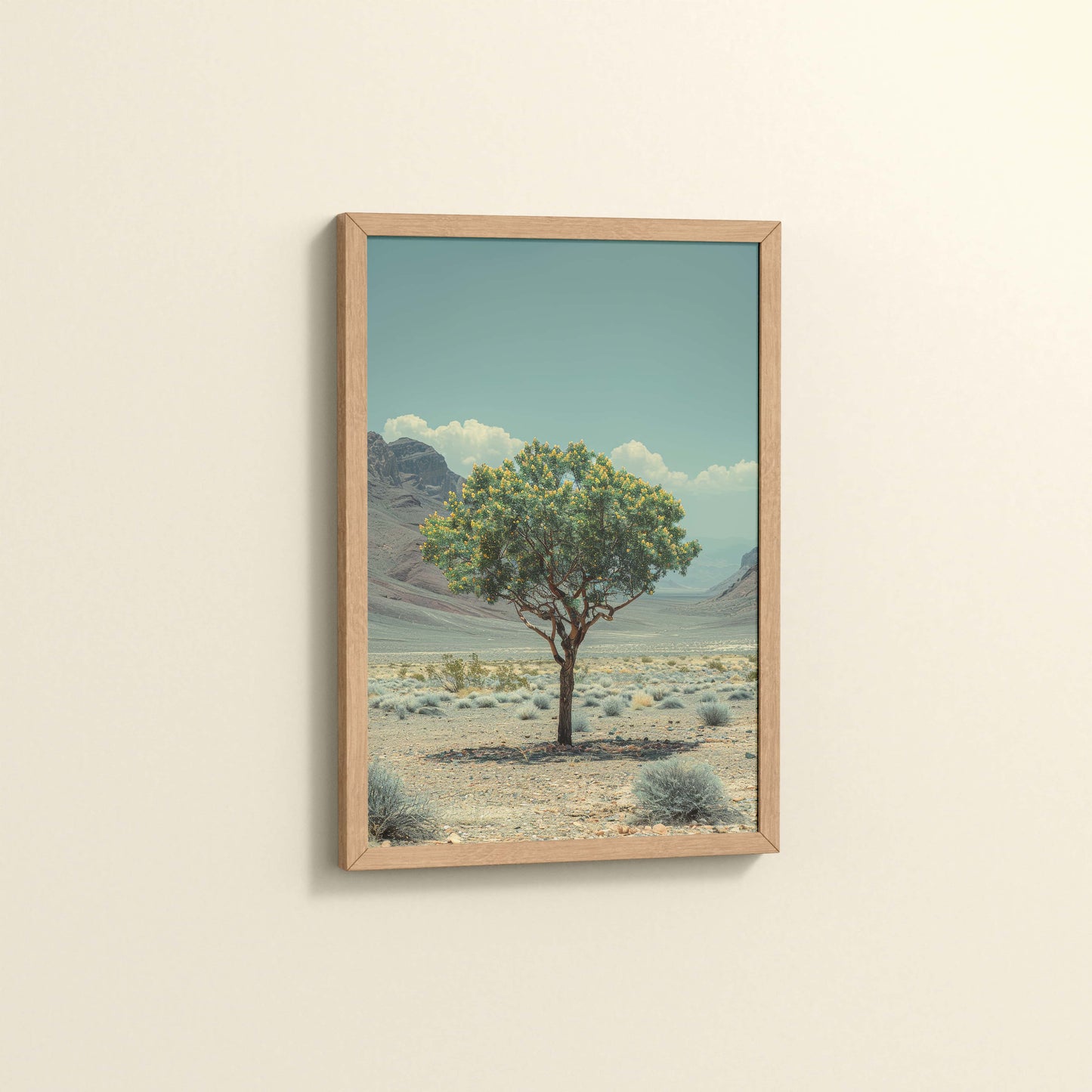 Side View of Timeless Growth – Tree of Life in Photo Frame in Natrual Color Frame