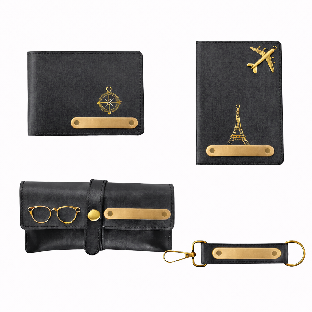 The Premium Personalized Leather Gift Set for Men