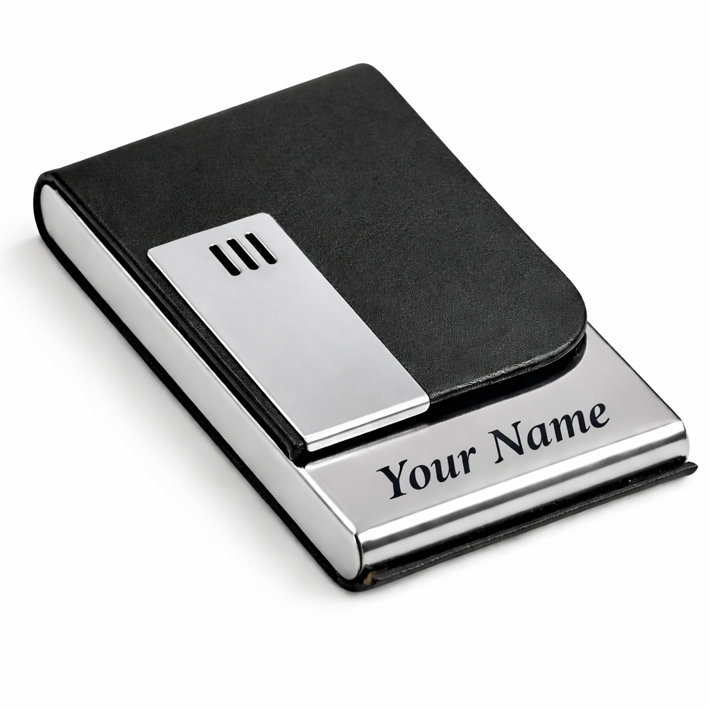 Personalized Name Engraving Card Holder