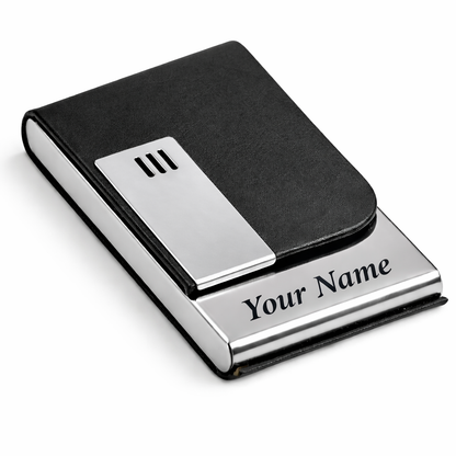 Personalized Name Engraving Card Holder