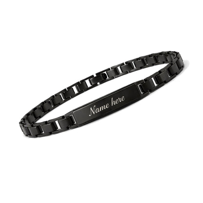 Personalized Men's Name Bracelet