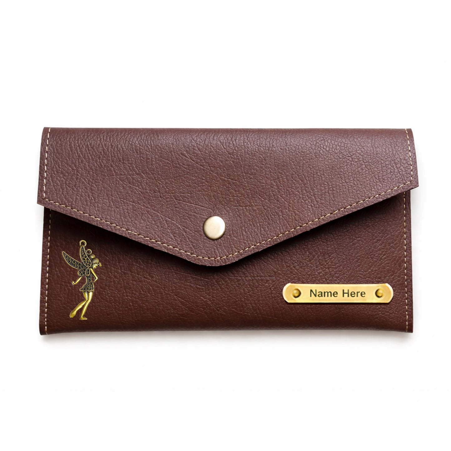Personalized Minimal Wallet for Women – Custom Name Gift